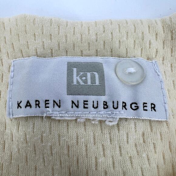Karen Neuburger Womens Pale Yellow Full Zip Housecoat Robe Size 2XL **READ** - Picture 6 of 7